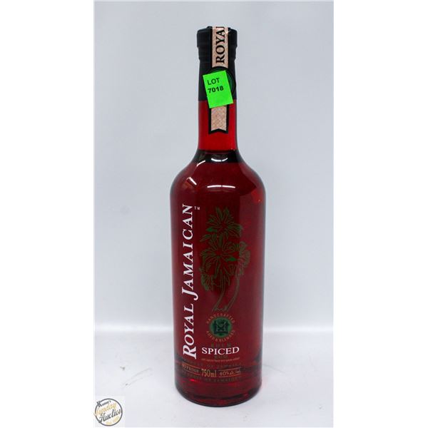 ROYAL JAMAICAN SPICED RUM 750ML 40% ALCOHOL