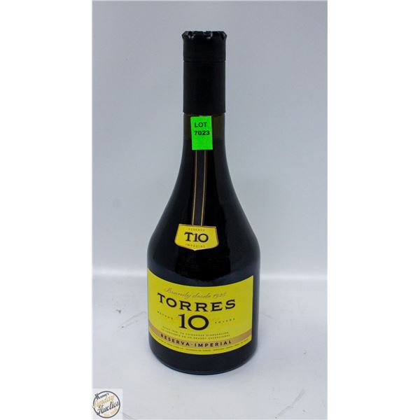 TORRES 10 BRANDY RESERVA IMPERIAL 750ML 40%