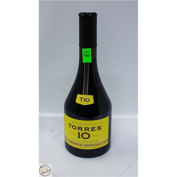 TORRES 10 BRANDY RESERVA IMPERIAL 750ML 40%