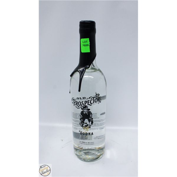 OLD PROSPECTOR VODKA 750ML 40% HANDMADE WITH 24K