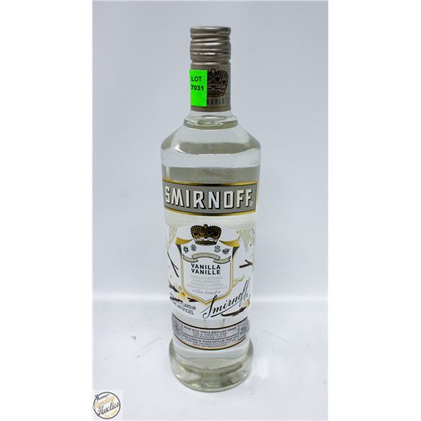 SMIRNOFF VANILLA FLAVORED VODKA 750ML 35%