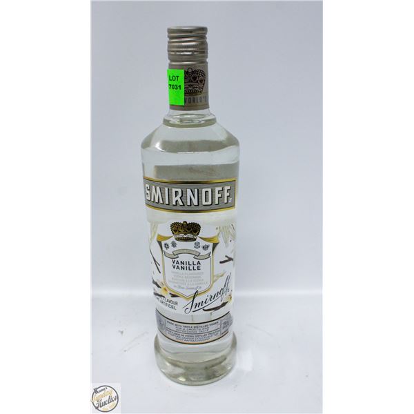 SMIRNOFF VANILLA FLAVORED VODKA 750ML 35%