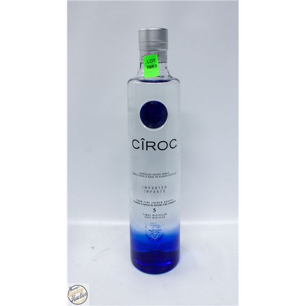 CIROC DISTILLED GRAPE SPIRIT 750ML 40%