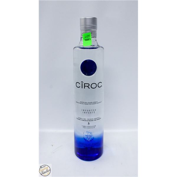 CIROC DISTILLED GRAPE SPIRIT 750ML 40%