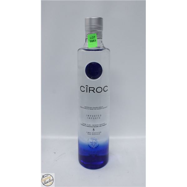 CIROC DISTILLED GRAPE SPIRIT 750ML 40%