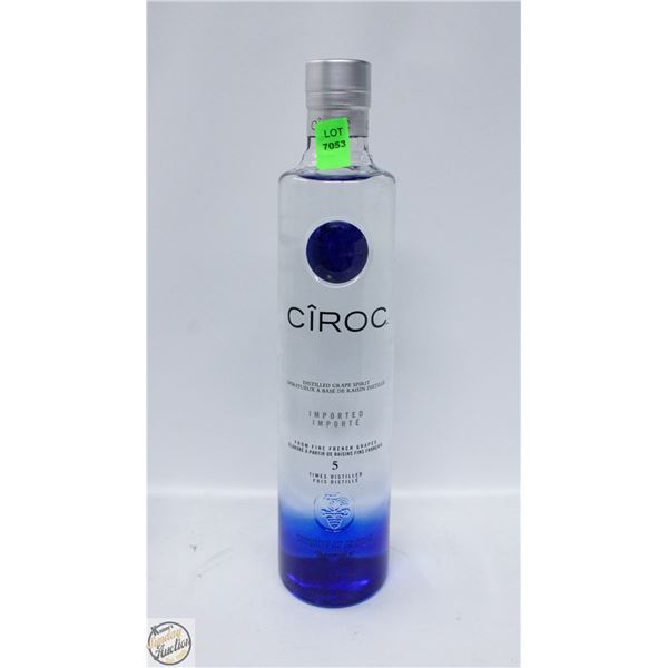 CIROC DISTILLED GRAPE SPIRIT 750ML 40%