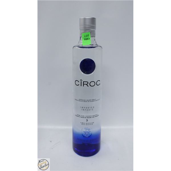 CIROC DISTILLED GRAPE SPIRIT 750ML 40%
