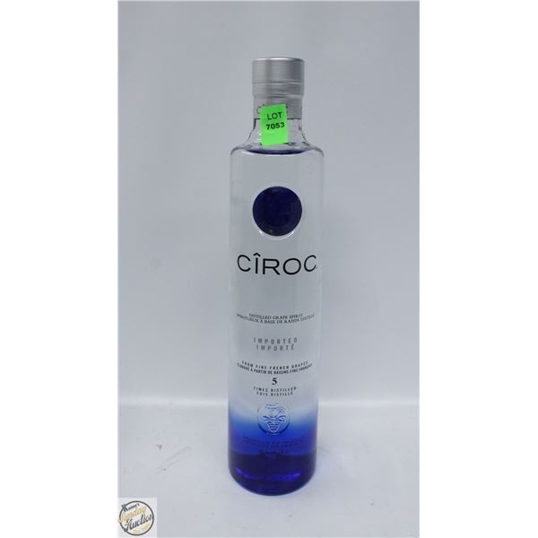 CIROC DISTILLED GRAPE SPIRIT 750ML 40%