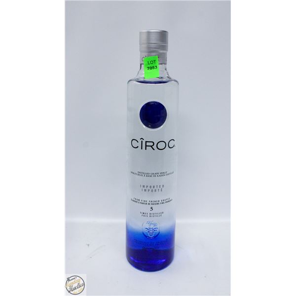 CIROC DISTILLED GRAPE SPIRIT 750ML 40%