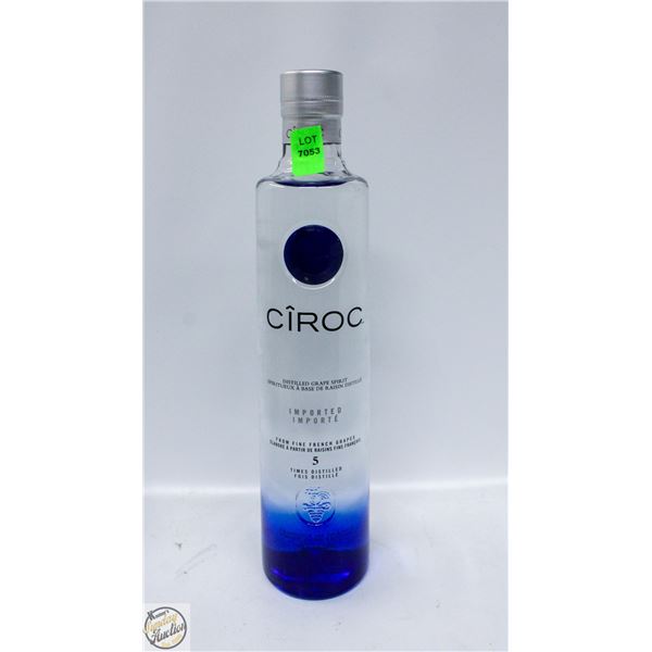 CIROC DISTILLED GRAPE SPIRIT 750ML 40%