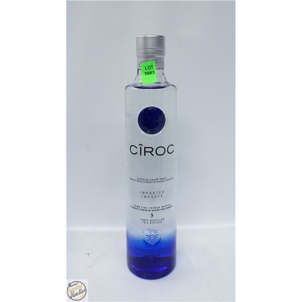 CIROC DISTILLED GRAPE SPIRIT 750ML 40%
