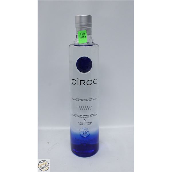 CIROC DISTILLED GRAPE SPIRIT 750ML 40%