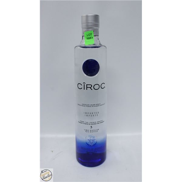 CIROC DISTILLED GRAPE SPIRIT 750ML 40%