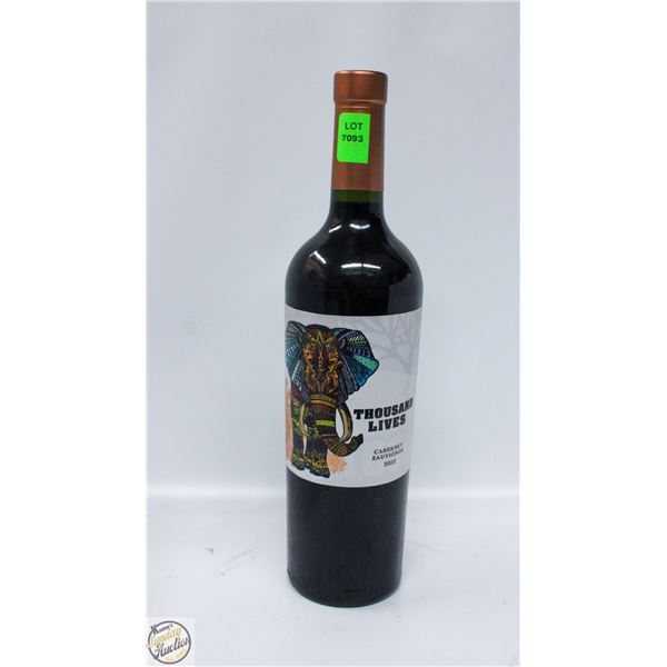 2022 THOUSAND LIVES CABERNET SAUVIGNON 750ML