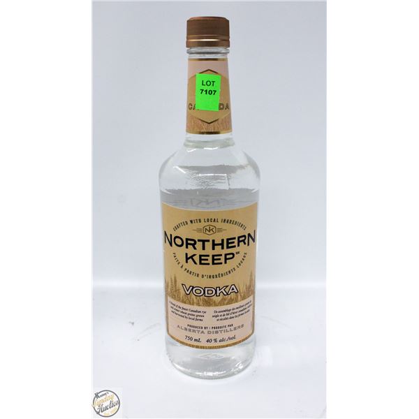 NORTHERN KEEP VODKA 750ML 40%