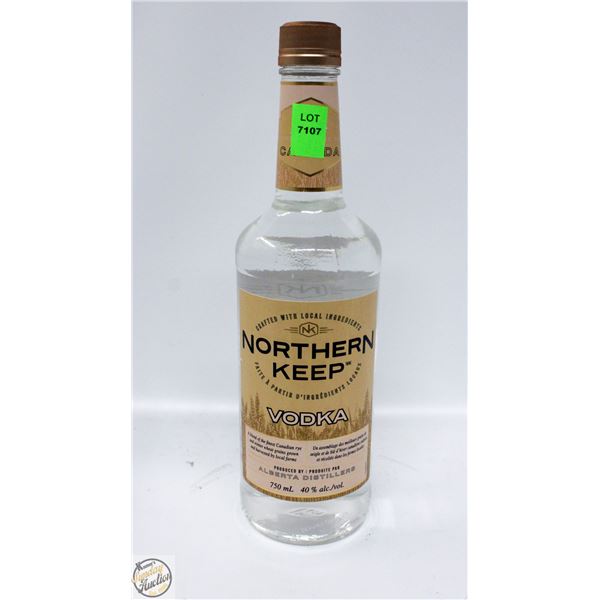 NORTHERN KEEP VODKA 750ML 40%