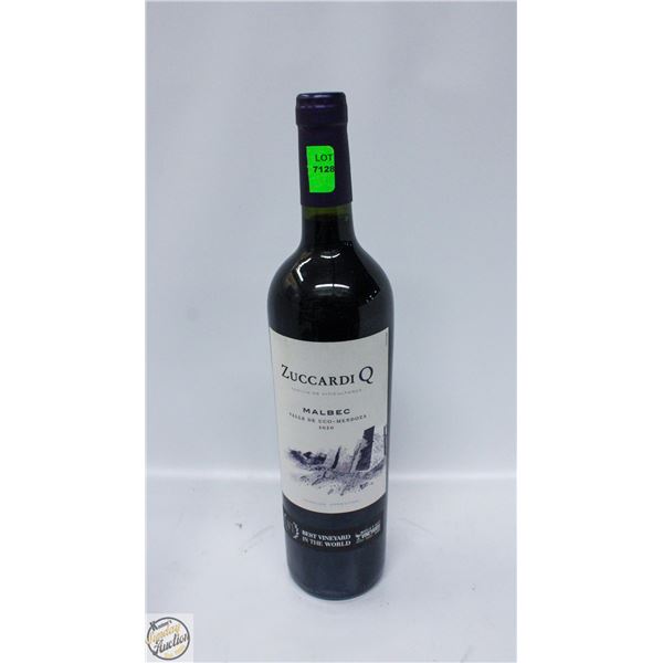 2020 ZUCCARDI Q MALBEC VALLE DE UCO MENDOZE