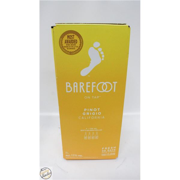 BAREFOOT ON TAP PINOT GRIGIO 3L 12%