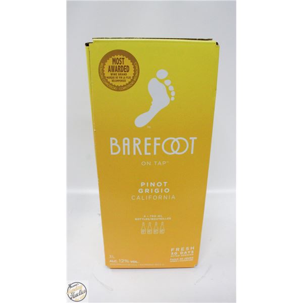 BAREFOOT ON TAP PINOT GRIGIO 3L 12%