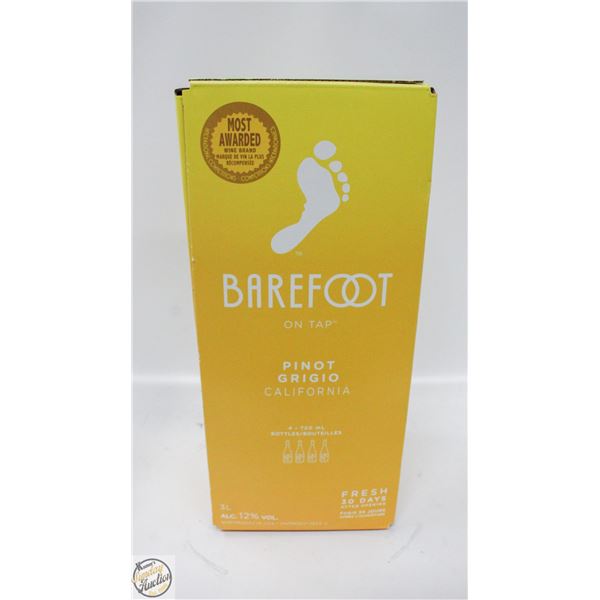 BAREFOOT ON TAP PINOT GRIGIO 3L 12%