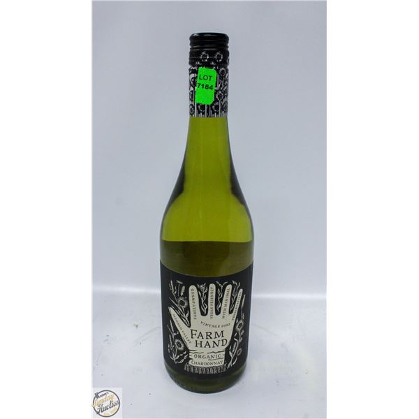 2023 VINTAGE FARM HAND ORGANIC CHARDONNAY 750ML