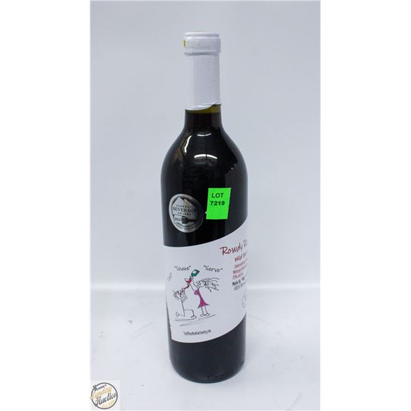 ROWDY RED WINEGRIA WILDBERRY MEROLT 750ML 12%