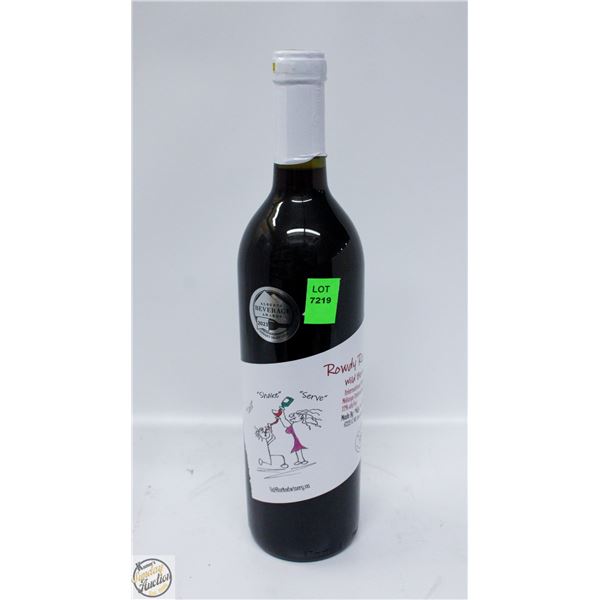ROWDY RED WINEGRIA WILDBERRY MEROLT 750ML 12%