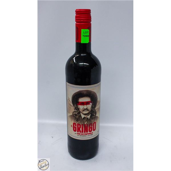 EL GRINGO DARK RED TEMPRANILLO 2020 750ML 14%