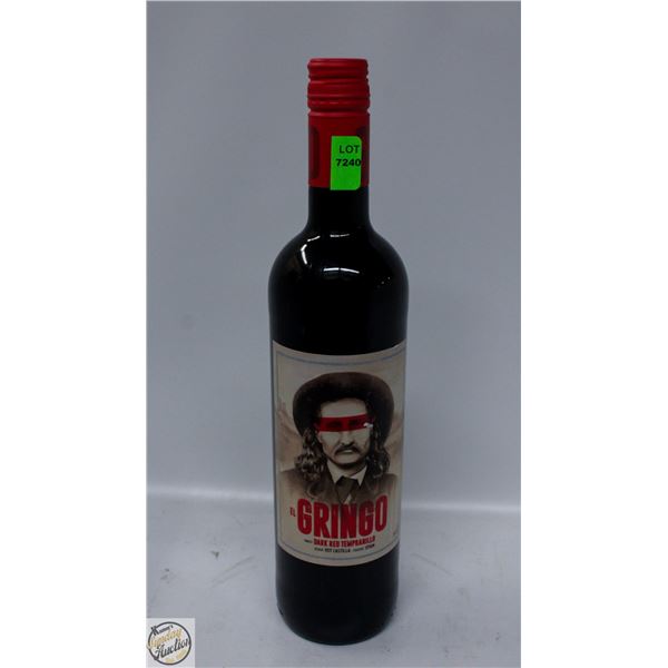 EL GRINGO DARK RED TEMPRANILLO 2020 750ML 14%