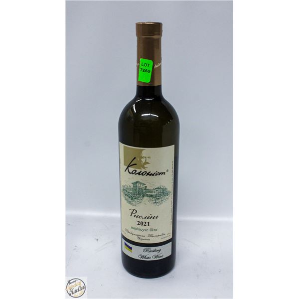 KOLONIST REISLING 2021 750ML 11%