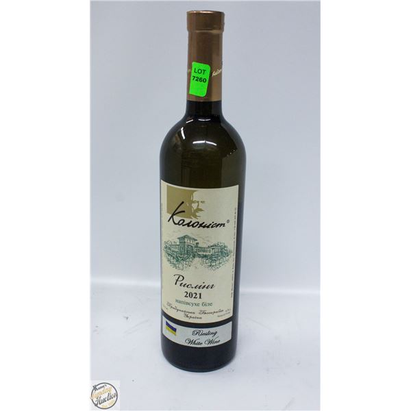 KOLONIST REISLING 2021 750ML 11%