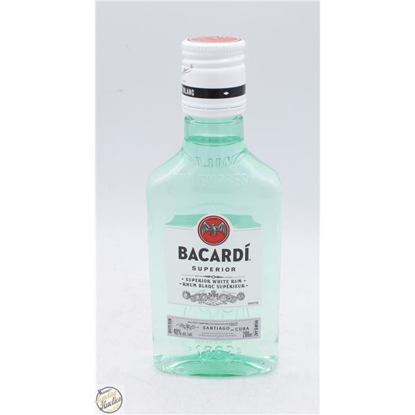 BACARDI WHITE RUM 200ML 40%