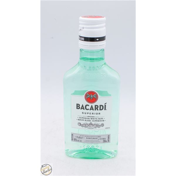 BACARDI WHITE RUM 200ML 40%
