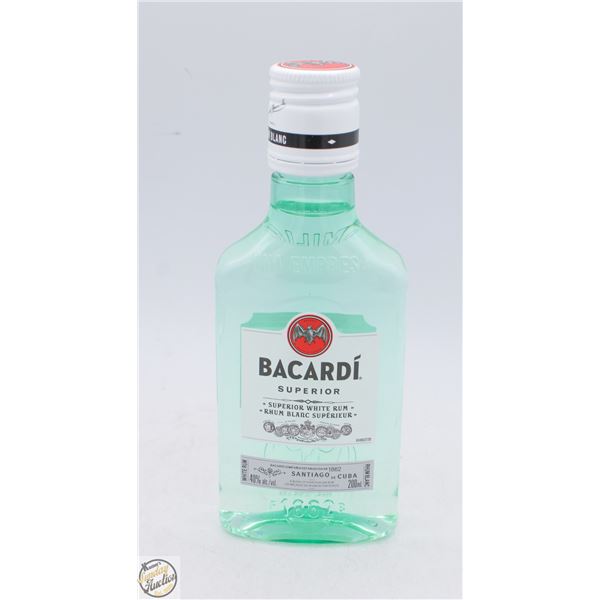BACARDI WHITE RUM 200ML 40%