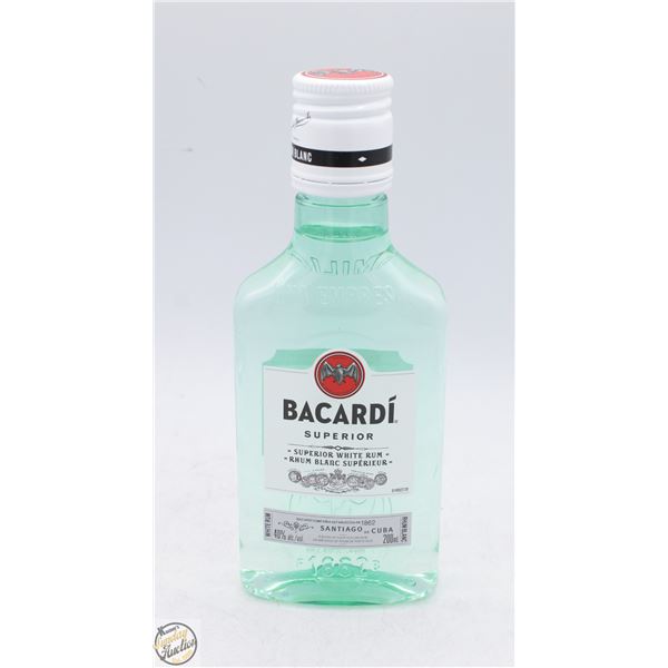 BACARDI WHITE RUM 200ML 40%