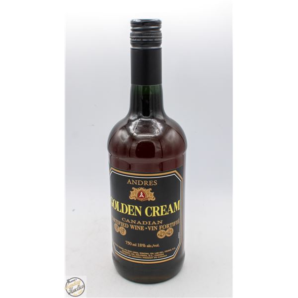 ANDRES GOLDEN CREAM CANADIAN FORTIFIED WINE 750ML