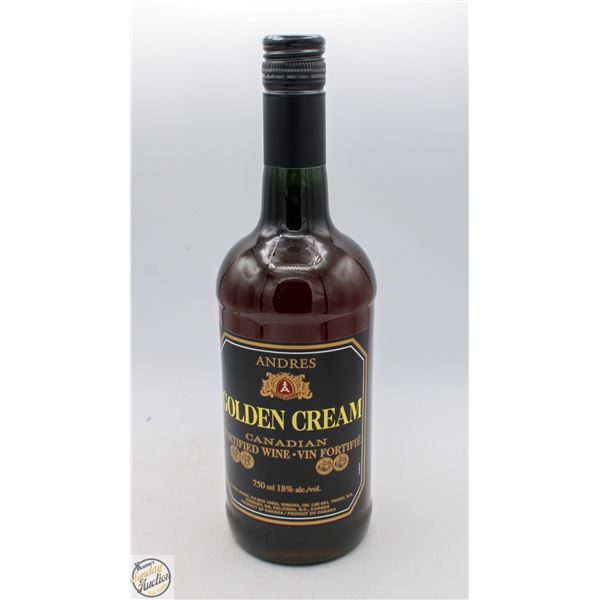 ANDRES GOLDEN CREAM CANADIAN FORTIFIED WINE 750ML