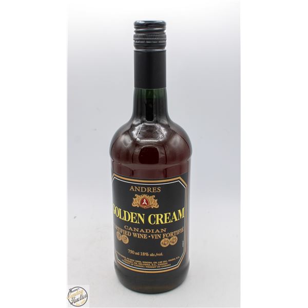 ANDRES GOLDEN CREAM CANADIAN FORTIFIED WINE 750ML