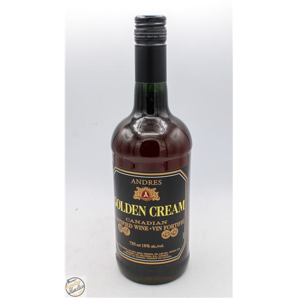 ANDRES GOLDEN CREAM CANADIAN FORTIFIED WINE 750ML