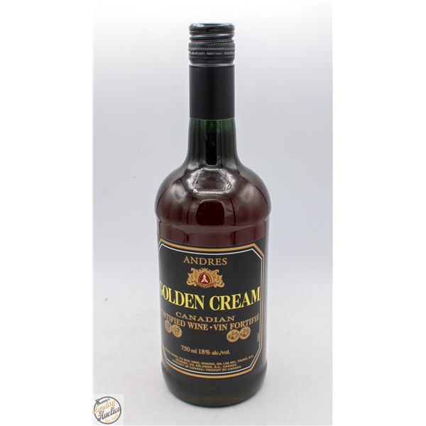 ANDRES GOLDEN CREAM CANADIAN FORTIFIED WINE 750ML