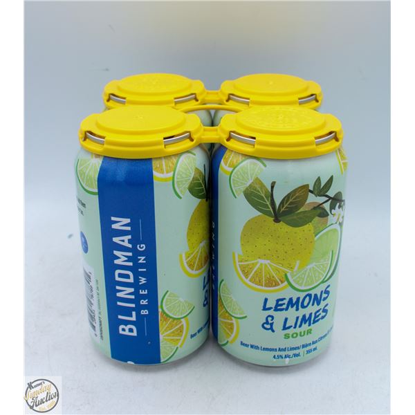 BLINDMAN LEMON LIME SOUR 4X355ML 4.5%