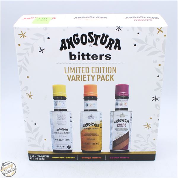 3 PACK OF ANGOSTURA BITTERS 118ML 48%