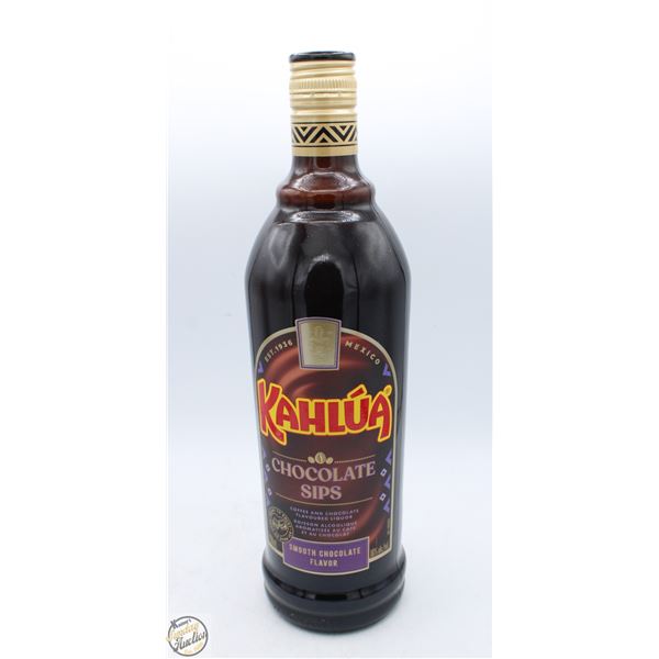 KAHLUA CHOCOLATE SIPS COFFEE LIQUER 750ML 16%