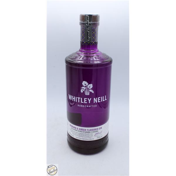 WHITLEY NEILL RHUBARB $ GINGER GIN 750ML 43%