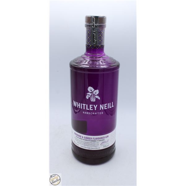 WHITLEY NEILL RHUBARB $ GINGER GIN 750ML 43%