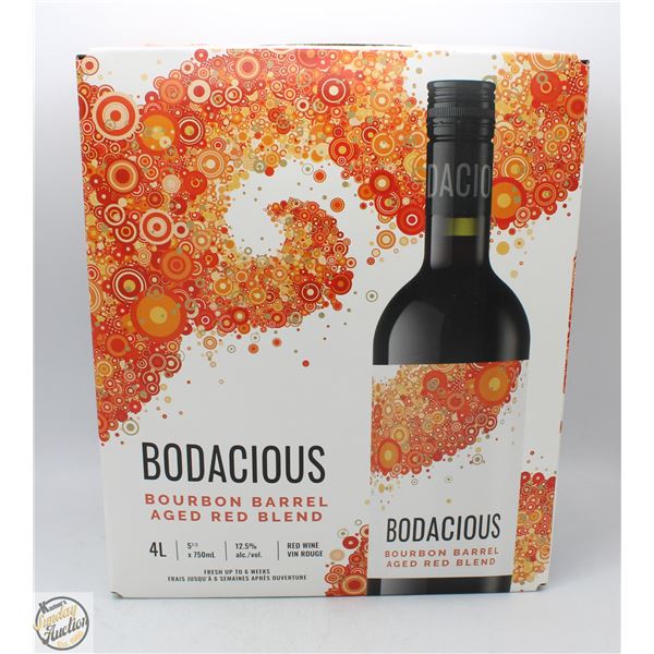 BODACIOUS BOUBON BARREL AGED RED BLEND 4L 12.5%