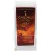 Image 1 : CARDHU 12 YEAR SINGLE MALT SCOTCH WHISKY 750ML 40%