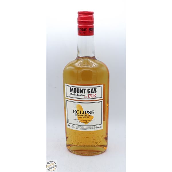 MOUNT GAY BARBADOS RUM 750ML 40%