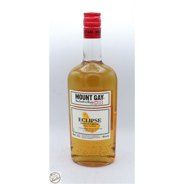 MOUNT GAY BARBADOS RUM 750ML 40%
