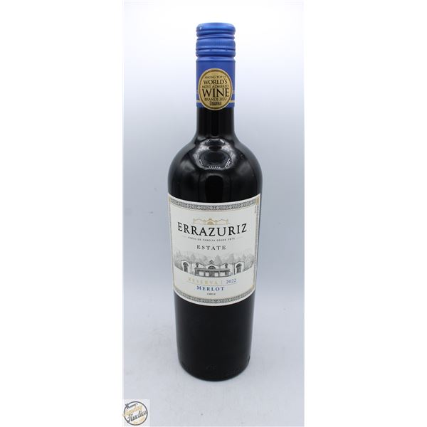 ERRAZURIZ MERLOT 2022 750ML 13.5%